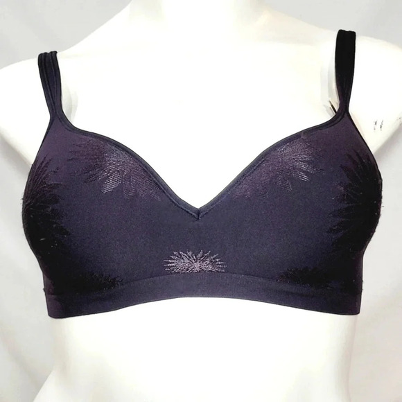 36C Beauty by Bali B540 3463 Comfort Revolution Wire Free Bra Black NWT - Picture 1 of 3